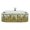 Gold, variant on Iron Tray for Serving Snacks and Organizing Small Item Tabletop Bread Plate with Lid Stylish Home Organization Supplies