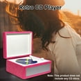 thumbnail image 4 of Retro Multi Function CD Player, Portable High Fidelity Sound USB Disk Playback Player with  and Built In Battery, 4 of 7