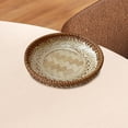 thumbnail image 6 of TISHITA Bamboo Serving Tray Pastry Plate Food Tray Tea Tray Woven Fruit Basket Rattan Basket Vanity Platter for Restaurant Party Home 17cmx3cm, 6 of 8