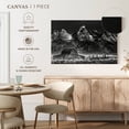 thumbnail image 5 of Elephant Stock Mountainside Moulton Barn Wall Art - Horizontal Canvas Wall Art - Living Room Wall Decor - Nature Canvas - Gray And Black Decor - 51" x 34", 5 of 8