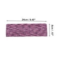 thumbnail image 4 of Unique Bargains 1 Pc Breathable Headband Sweat Headband for Sport Purple, 4 of 6