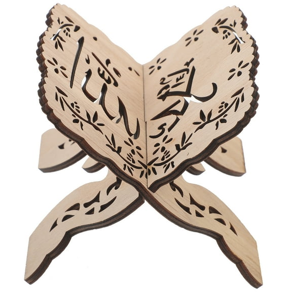 Wooden Bible Book Stand Desktop Reading Book Holder Quran Displaying Rack Tabletop Bible Rack