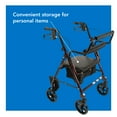 ProBasics Transport Rollator Walker with Seat and Wheels, Folding