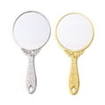 thumbnail image 5 of GOOHOCHY 2 Pcs Small Round Retro Vanity Mirror Durable Mirror .7X13.2X3CM Silver, 5 of 8