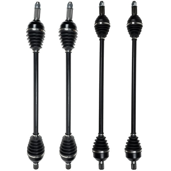 Niche Front Rear CV Axle Drive Shaft Set for Can-Am Maverick R X XRS MK1012386