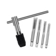 thumbnail image 4 of S SERENABLE Screw Thread Taps Accessory Easy to Use Waterproof Professional Plug Tap Set 5 Pieces With Handle, 4 of 9