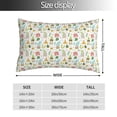 thumbnail image 4 of Disketp Pillow Covers Summer Beach Gnomes Pattern Throw Pillow Case Cushion Covers,Cushion For Bedroom,Couch,Home-16"X24", 4 of 8