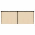thumbnail image 4 of vidaXL Gazebo Canopy Tent Patio Pavilion Sunshade with Curtains Cream Steel, 4 of 8