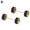 Gold, variant on FurNest 1/64 Model Car Wheels With Rubber Tires Basic ABS Modified Parts Vehic