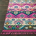 thumbnail image 3 of Surya Love Indoor Area Rug - Bright Pink / Navy, 3 of 6