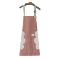 thumbnail image 1 of Waterproof Apron for Adults Chef Bib With Roomy Pocket for Kitchen BBQ Crafting Drawing, 1 of 5