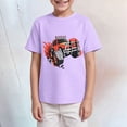 thumbnail image 2 of TOWED22 Boys Shirts Short Sleeve T-Shirts Kids Basic Crew Neck Tops Casual Cotton Tees Clothes(Light Purple,7-8 Y), 2 of 4