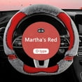 thumbnail image 4 of Rbaofujie Steering Wheel Cover Car Steering Wheel Cover Car Warm Non-slip Handlebar Cover Winter Antifreeze Hand Car Steering Wheel Cover Steering Wheel Covers, 4 of 8