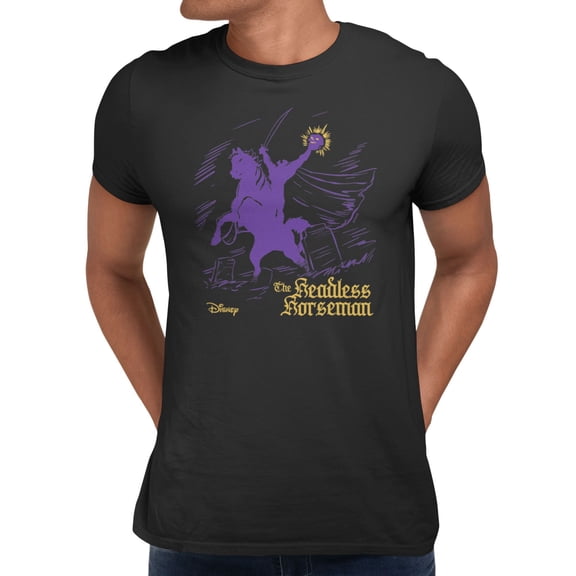 Disney The Legend of Sleepy Hollow Headless Horseman Men's T Shirt (Black, S-XXXL)