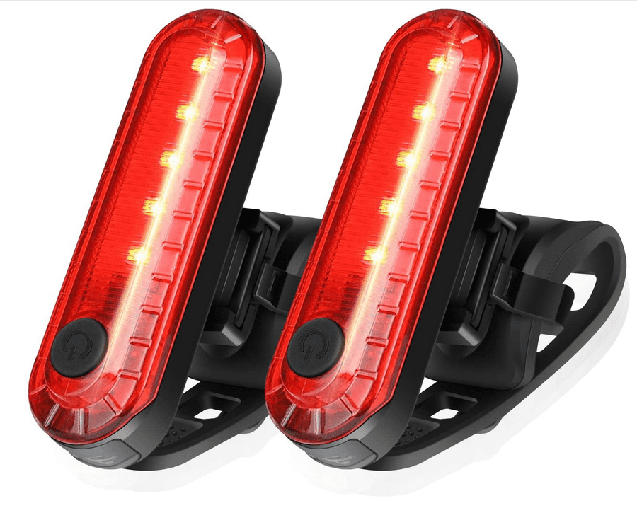 Volcano Eye Rear Bike Tail Light Ultra Bright USB Rechargeable Cycling Brake Taillight High Intensity LED Accessories Fits On Any Bikes Waterproof Smart Bicycle Light Helmet for Cycling Safety 