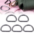 thumbnail image 4 of Craft Rings, Sufficient Quantity Metal Materials D Rings  For Necklaces Bags For Wallets Bracelets Guns Color, 4 of 8