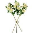 thumbnail image 5 of Northlight Real Touch™ White Artificial Camellia Rose Floral Sprays, Set of 6 - 23", 5 of 9