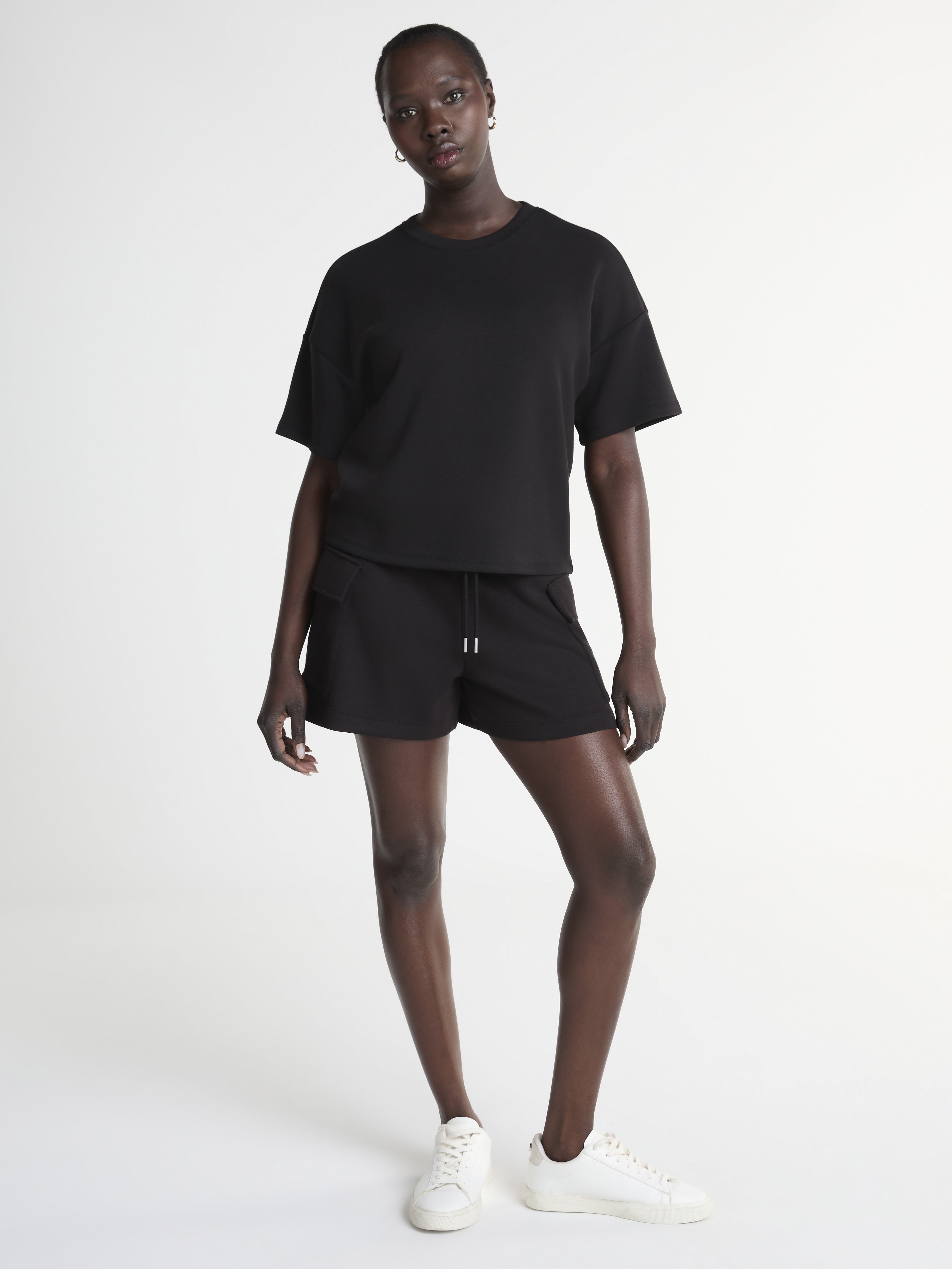 Scoop Women's and Women’s Plus Ultimate  Scubaknit Boxy Tee, Sizes XS-4X