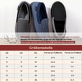 thumbnail image 4 of EverFoams Men's Comfort Memory Foam Moccasin Slippers Breathable Terry Cloth House Shoes with Anti-Skid Rubber Sole, 4 of 6
