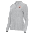 thumbnail image 2 of Women's Antigua  Heather Gray Connecticut Sun Daybreak Quarter-Zip Hoodie, 2 of 3