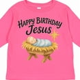 thumbnail image 4 of Inktastic Happy Birthday Jesus Nativity Christmas Boys or Girls Long Sleeve Toddler T-Shirt, 4 of 5