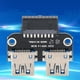 thumbnail image 5 of Adaptador de extensión USB USB 3.0 a USB hembra de 19 pines/20 pines a USB hembra integrado, 5 of 5