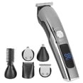 thumbnail image 3 of Caballeros para Hombres, Cortaínas Eléctricas, Recortador de Barba Con 6 Cabeza de Reemplazo para El Cuerpo Entero Lavado IPX7 Cadera En Forma de T Para Hombres en Casa, 3 of 7
