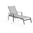 thumbnail image 7 of Hanover Foxhill All-Weather Commercial-Grade Aluminum Chaise Lounge Chair with Sunbrella Sling Fabric, 7 of 7