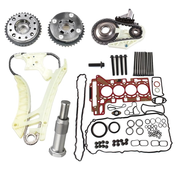 NURATIT Timing Chain and Head Gasket Complete Kit for BMW 125i 320i 328i 428i 528i X1 X3 N20 2.0L N26 Engines