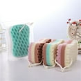 thumbnail image 4 of 4Pcs Bath Sponge for Shower, Sponge Loofah Body Scrubber Shower Sponge for Body Wash Bathroom for Women, Men, Kids, 4 Colors & Large Size Bathing Sponge Bathing Accessories, 4 of 8