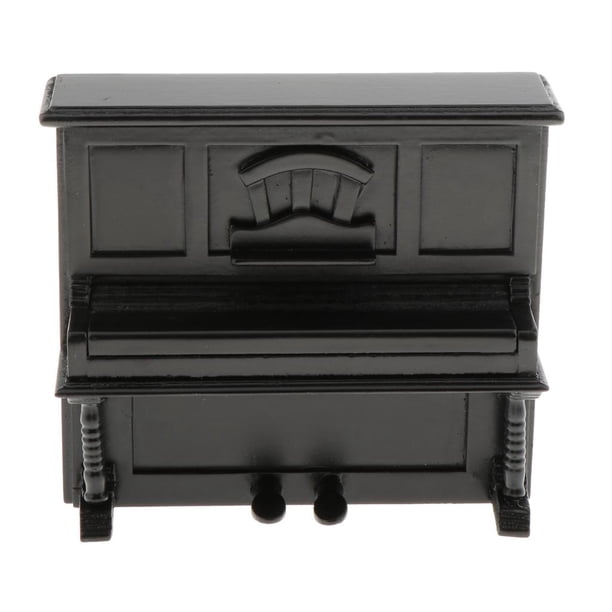 Casa de muñecas Piano Instrumento Musical – Mini Piano 1:12 con Taburete | Modelo de Instrumento Realista | Accesorios Decorativos para embellecer, Muebles de casa de muñecas y mobiliario Casa de muñecas Piano Instrumento Musical – Mini Piano 1:12 con Taburete | Modelo de Instrumento Realista | Accesorios Decorativos para embellecer, Muebles de casa de muñecas y mobiliario