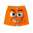 thumbnail image 3 of ATOGUTA Boy's Swimming Shorts Quick Dry Boys Swim Trunks Bathing Suit Kids Swimwear with Pockets Size 6-15, Orange, 3 of 5