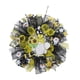 thumbnail image 2 of Corona de flores artificiales con temática de abeja de 42 cm, realista, decorativa, versátil, amarilla y Sosteniendo una sola mano, 2 of 9