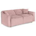 thumbnail image 4 of Sofá Cama Makora Abbot Palo de Rosa Lino Memory Foam Respaldo con Reclinable de 3 Posiciones, 4 of 8