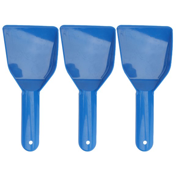 CTIRCHIU 3Pcs Blue Plastic Ice Shovel Handheld Refrigerator Frost Scraper Practical Home Accessory