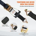 thumbnail image 3 of VEVOR 4 Pack Ratchet Tie Down Straps 11128 lbs 2" x 8' Heavy Duty Double J Hook, 3 of 9