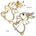 thumbnail image 3 of FENGGUIQU 2Pcs Golden Alloy Bunny Pin Elegant Decorative Brooch for Clothes Bags Scarves, 3 of 6
