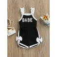 thumbnail image 2 of TSEXIEFOOFU Baby Sleeveless Romper with Lace Decoration, Sweet Style Bow High Waist Summer Clothing, 2 of 8