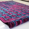 thumbnail image 2 of Ladole Rugs Stylish Contemporary Elegant Smooth Boston Collection Carpet Area Rug in Geometric Pattern in Pink, 5x8(5'3" x 7'6", 160cm x 230cm), 2 of 6