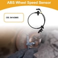 thumbnail image 2 of Unique Bargains ABS Wheel Speed Sensor No.84143665 Rear Left Right ABS Sensor Set Anti-lock Braking System Sensor for Cadillac Escalade 2015-2018, 2 of 7