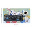 thumbnail image 2 of Music Cuphead Mugman Mouse Pad Extended Gaming No-sliped Large Desk Mat Stitched Edge Keyboard Mat Mousepad, 2 of 7