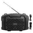 thumbnail image 1 of D10 Bluetooth V5.0 Altavoz inalámbrico USB Micro altavoz con correa de luz Soporte FMNegro, 1 of 8