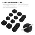 thumbnail image 2 of Miangastore Wire Management Clips TPR White 20Pcs 3.2X0.8X0.4In, 2 of 8