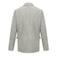 thumbnail image 4 of Kixjoy Blazer for Men Big and Tall One Button Fashion Blazer Long Sleeve Regular Fit Fall Suit Jacket Casual Basic Lightweight Mens Jacket with Pockets, Gray M, 4 of 6