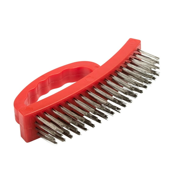 STEELMAN 98797 Stainless Bristle Plastic Wire Brush