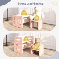 thumbnail image 5 of BanaSuper Toddler Table and Chair Set Plastic Activity Table for Toddlers -Pink, 5 of 7