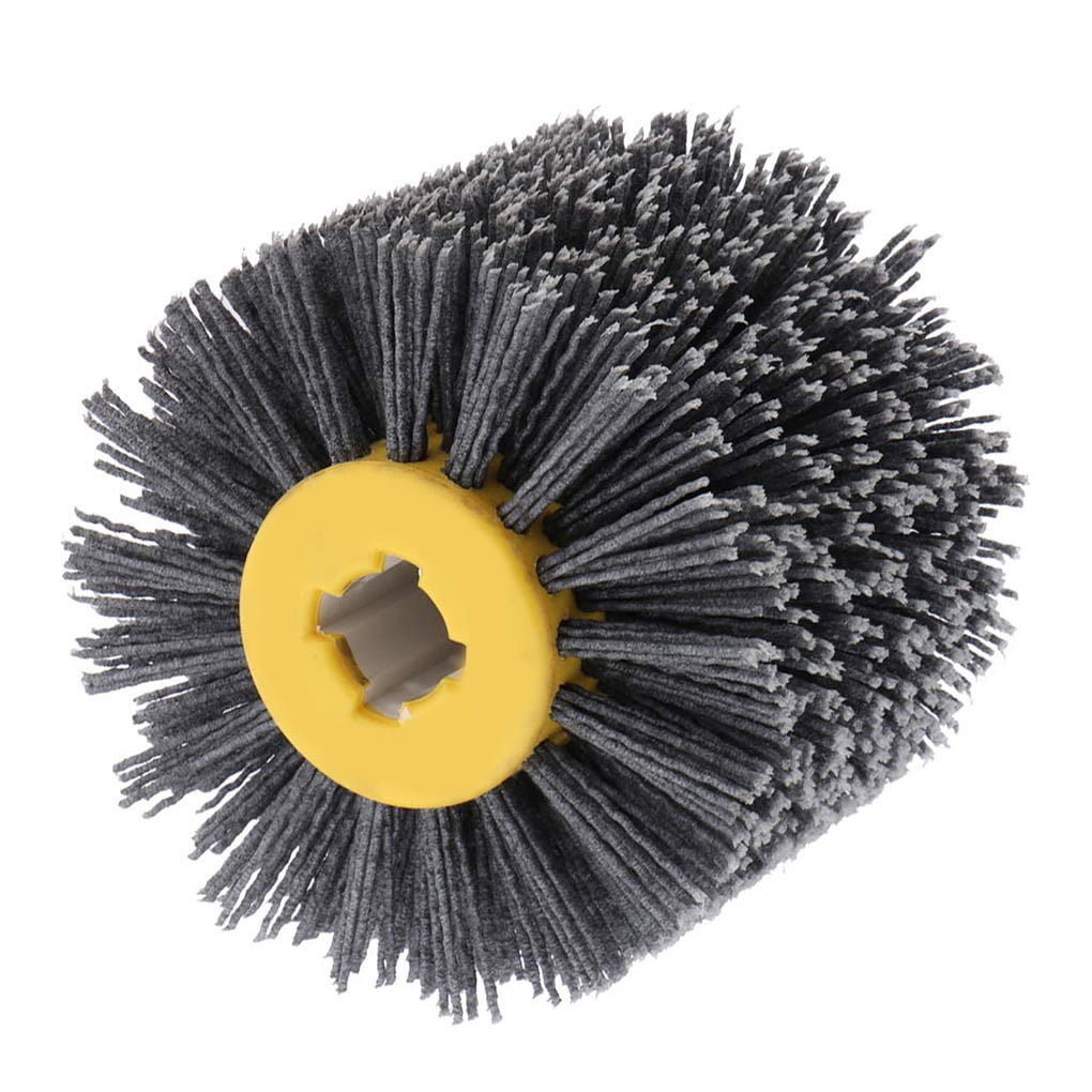 100Pcs Abrasive Nylon Brush Fiber Grinding Sanding Head Buffing Polishing Wheel 