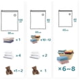 thumbnail image 2 of Vacuum bags for clothes duvets 12 pieces, 3 sizes, 2 of 5