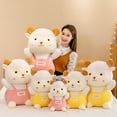 thumbnail image 2 of 2022 New Style Shoulder Strap Plush Toy / Cute Lamb Doll / Pillow / Children's Birthday Gift / Family Decorationyellow62cm Deng Xun unisex, 2 of 2