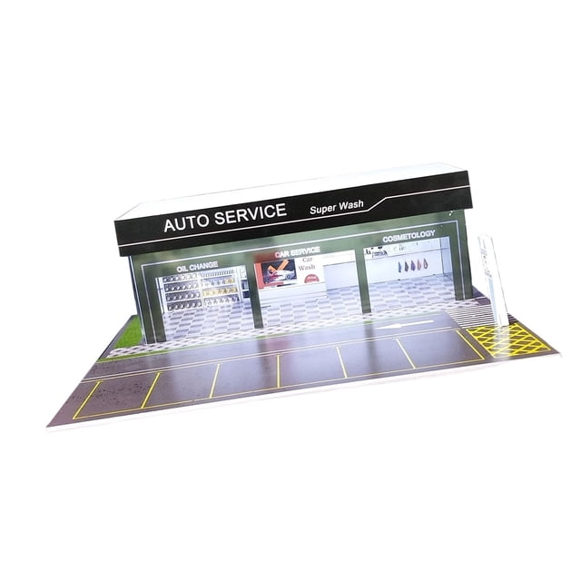 Vitrina para modelos de coches a escala 1/64, caja de almacenamiento para coches de juguete, accesorio fotográfico, decoración a prueba de polvo con Lavado de coches